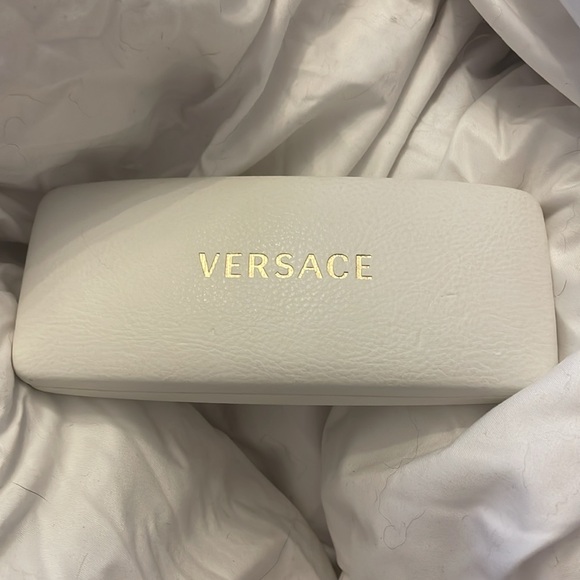 Versace 3164 991 Spotted Brown Black Cat Eye Eyeglasses Frames 53-16 135 Italy - Picture 8 of 8